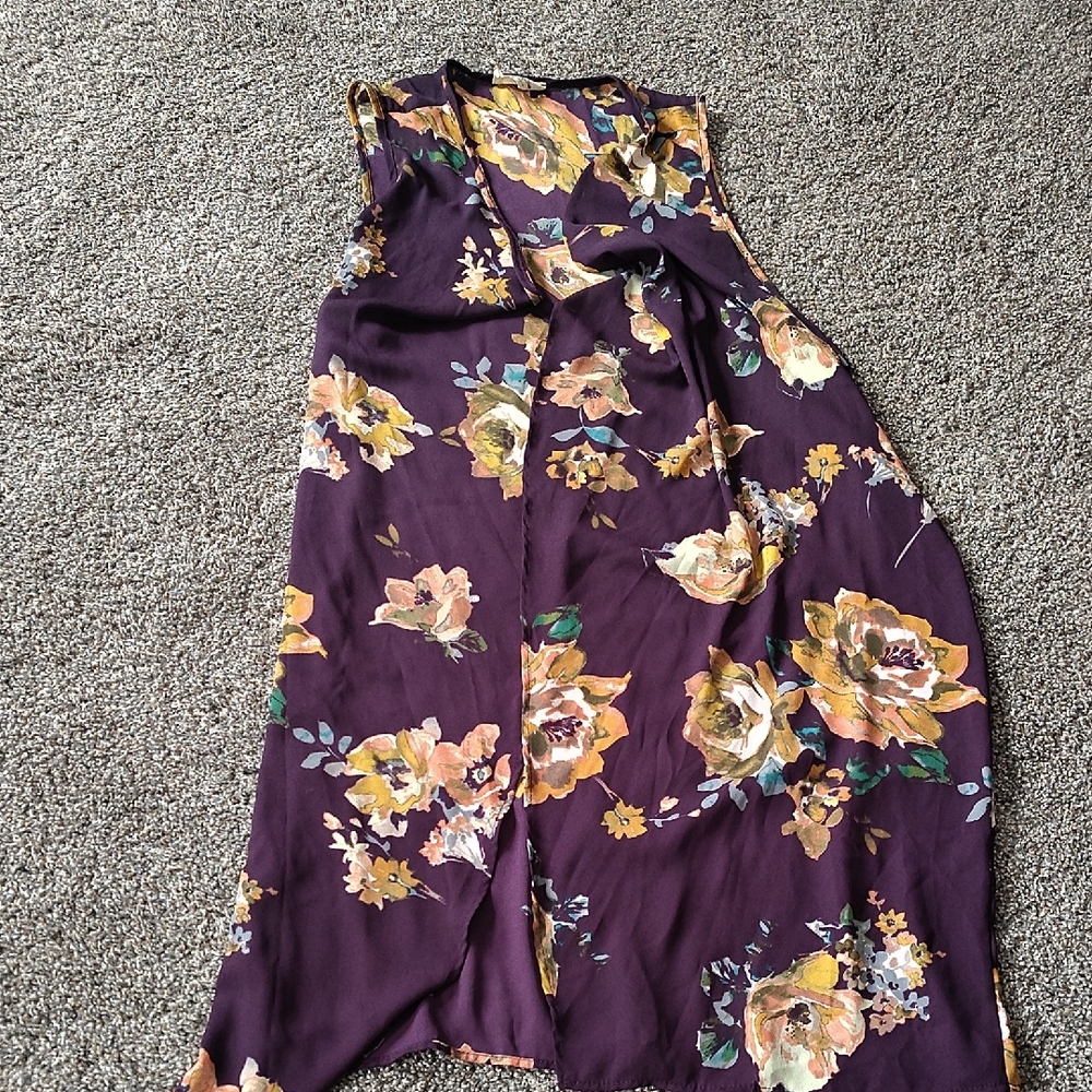 Floral Sleeveless Kimono